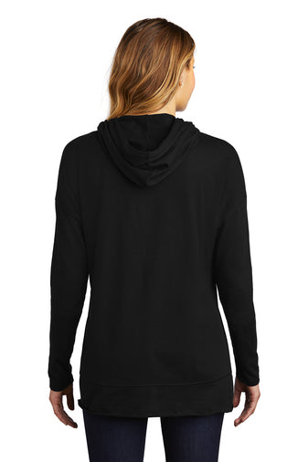 FREIGHT TRAIN LACROSSE CLUB CIRCLE LOGO WOMEN'S FEATHERWEIGHT FRENCH TERRY HOODIE - BLACK