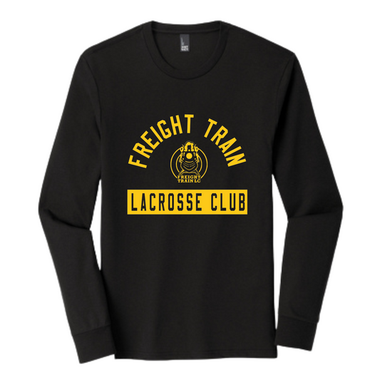FREIGHT TRAIN LACROSSE CLUB ARCH ADULT PERFECT TRI LONG-SLEEVE TEE - BLACK
