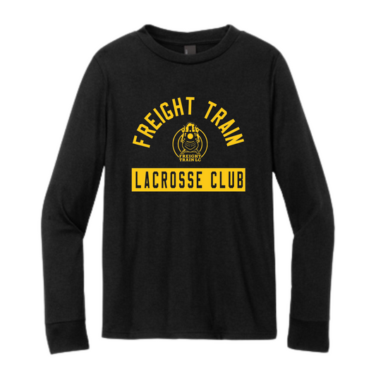 FREIGHT TRAIN LACROSSE CLUB ARCH YOUTH LONG-SLEEVE TEE - BLACK