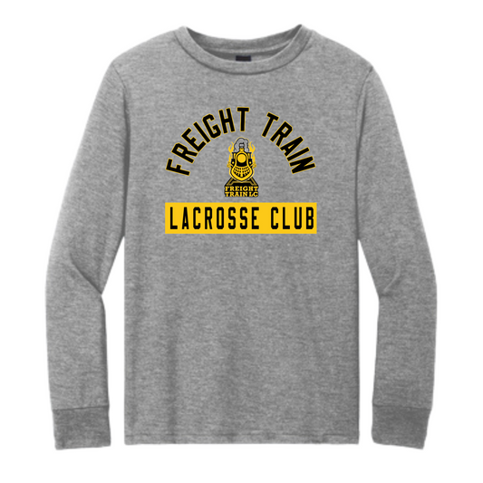FREIGHT TRAIN LACROSSE CLUB ARCH YOUTH LONG-SLEEVE TEE - GRAY FROST