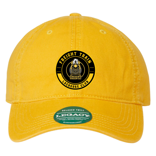 FREIGHT TRAIN LACROSSE CLUB "THE FERRICK" DAD HAT - GOLD