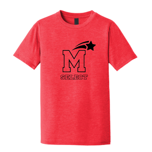 SELECT LACROSSE YOUTH TEE - RED