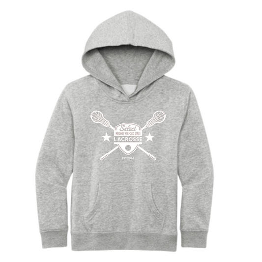 SELECT LACROSSE STICKS YOUTH HOODIE - GRAY