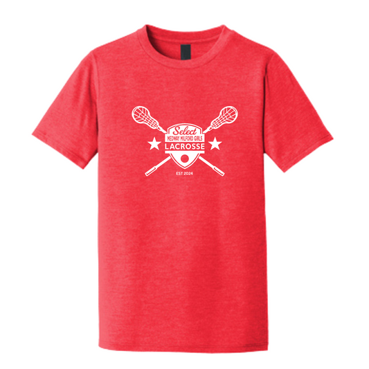 SELECT LACROSSE STICKS YOUTH TEE - RED