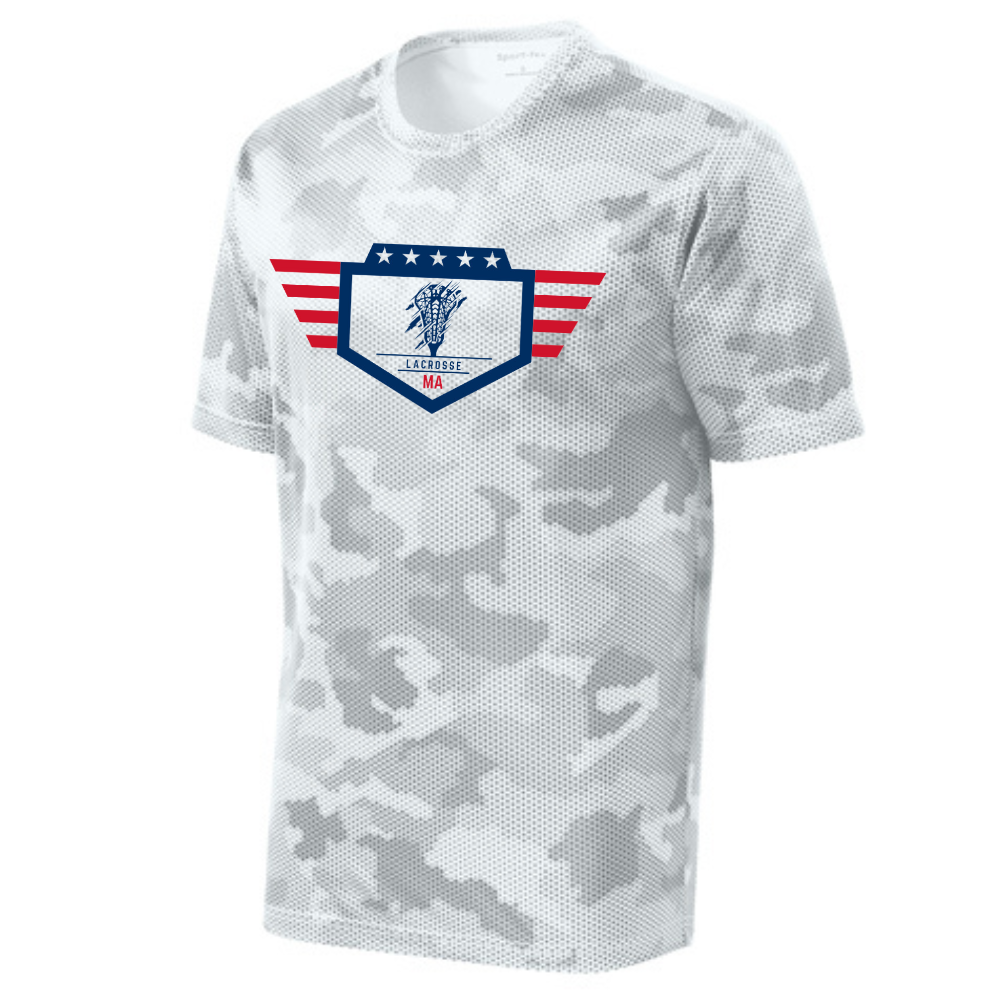 TUNEUP TOURNAMENT MA LACROSSE CAMOHEX YOUTH TEE - WHITE